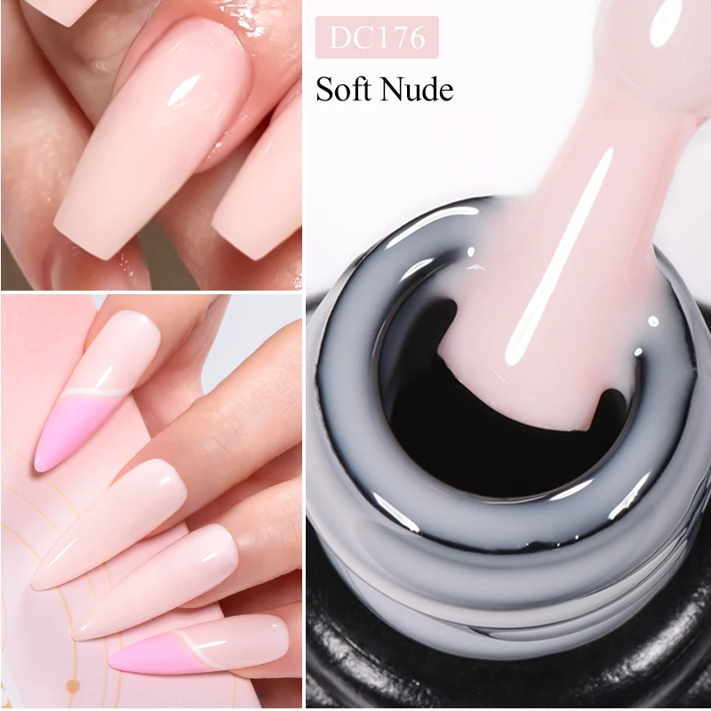 Mtssii 7ml Quick Extension Gel Milky White Nude Pink Construct Hard Gel Semi Permanent UV LED Gel Quick Building Nail Art