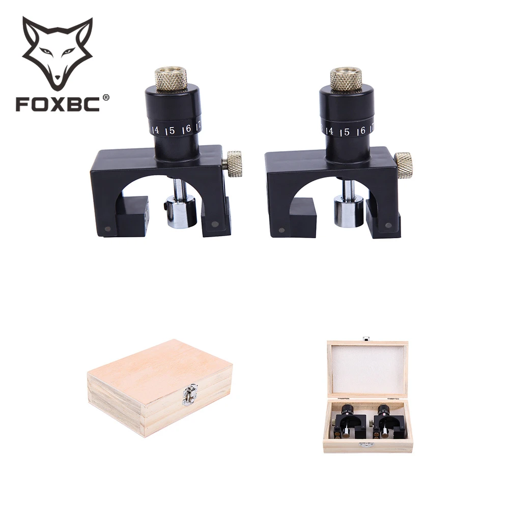 FOXBC Adjustable Magnetic Planer Jointer Knife Setting Jig Blade Gauge Setter For Woodworking Setter Tool 2Pcs