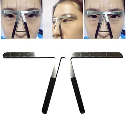 Microblading Eyebrow Tattoo Stencil Ruler Tools Balance Shaper Template Definition Permanent Makeup 3D Pen Kit