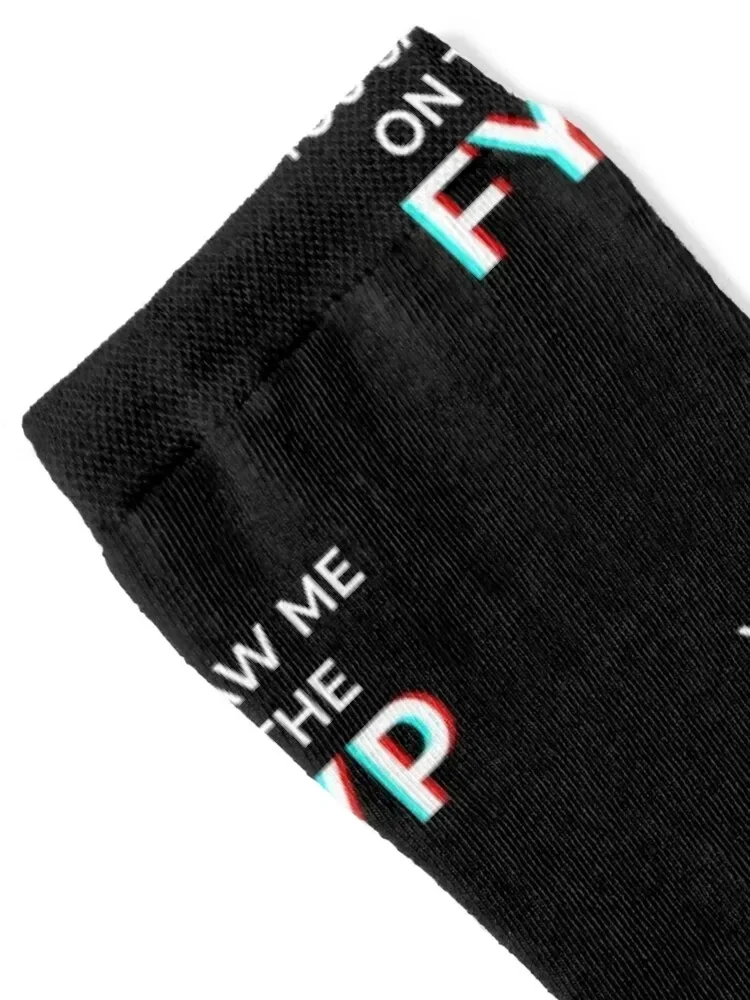 You Saw Me On The FYP Socks Toe sports tennis Woman Socks Men's