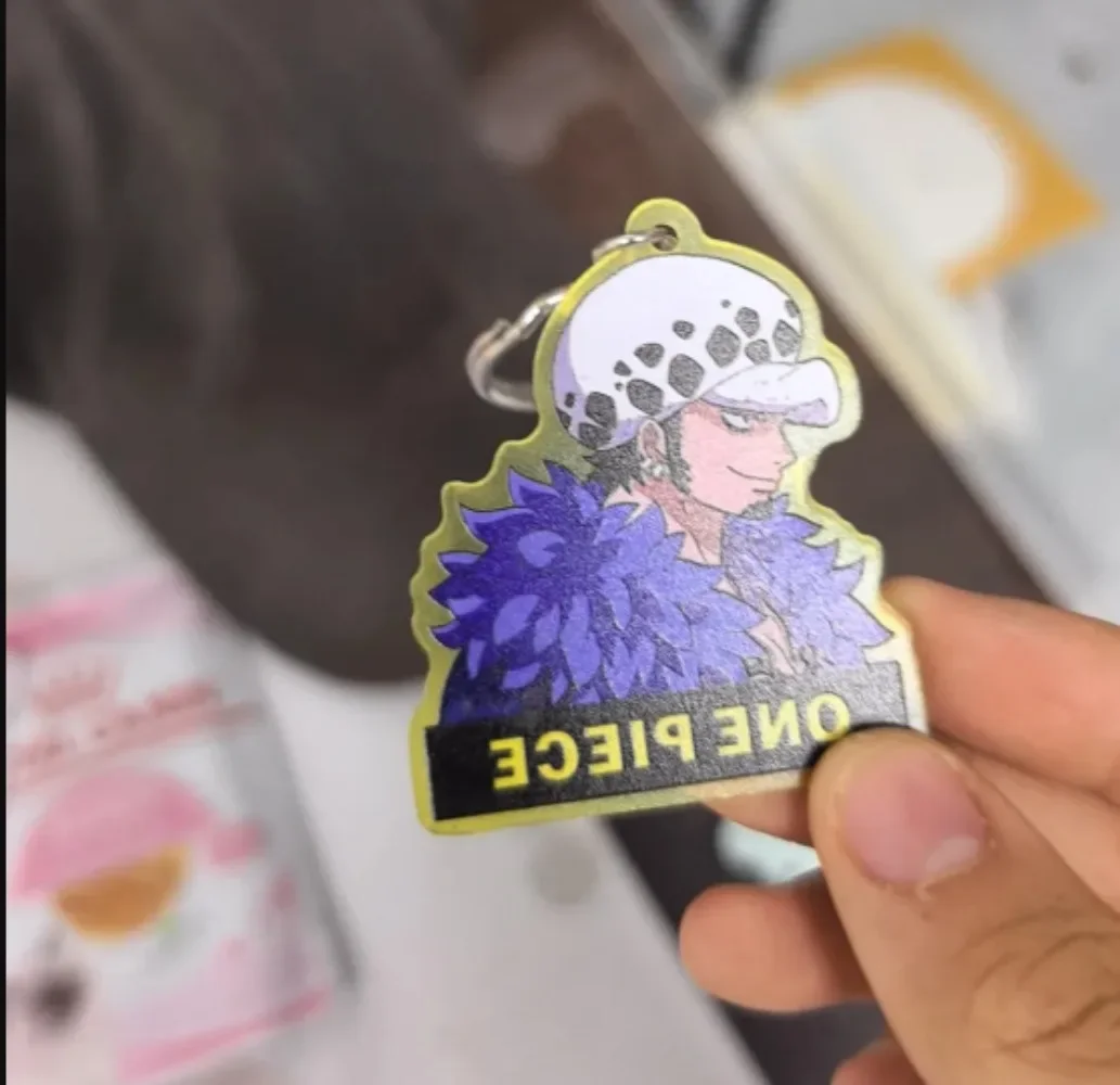 One Piece Acrylic keychain Trafalgar Law cartoon accessory bag car key decoration, anime-related gift 2026 - view 2