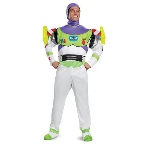 Buzz Lightyear Anime Cosplay para homens e mulheres, macacão chique, Halloween, performance de palco, adulto
