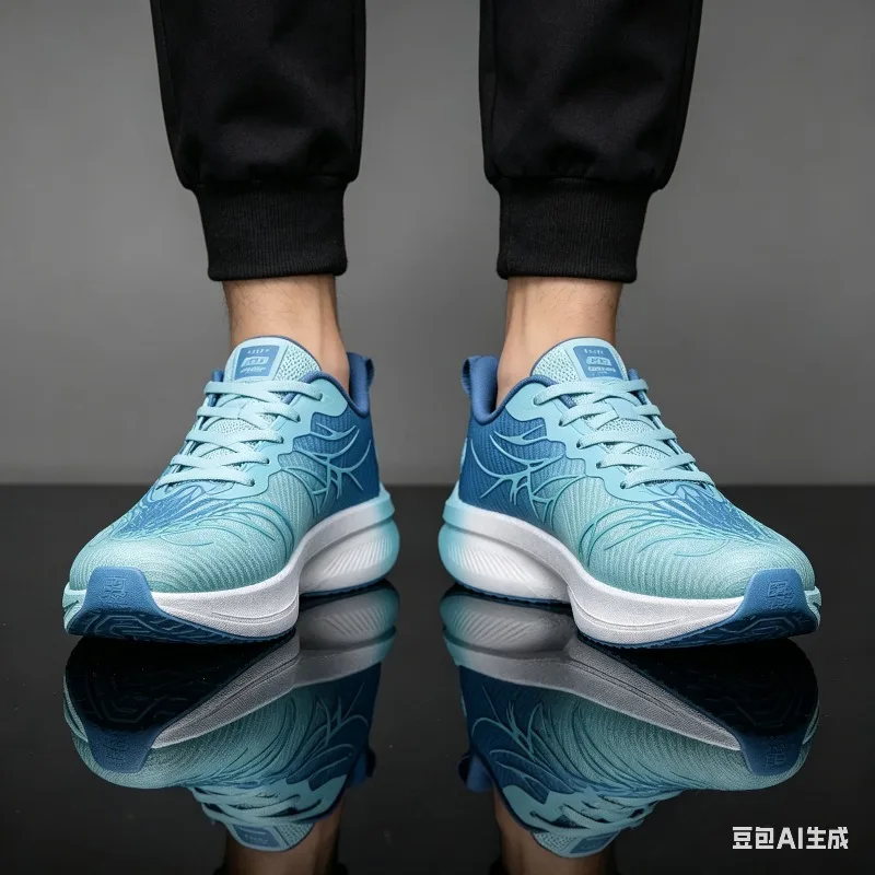 

Carbon Plate Men Running Shoes Marathon Speciality Sports Breathable Lightweight Women's Comfortable Nonskid Leisure Sneakers