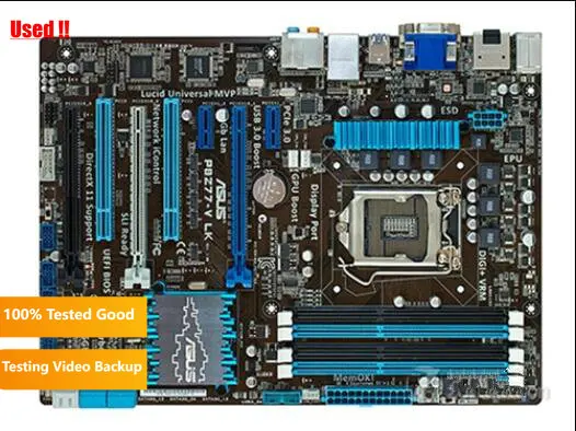 Imagem -02 - Asus-placa-mãe Original P8z77-v lk Soquete Z77 Lga 1155 i3 i5 i7 Ddr3 32g Atx