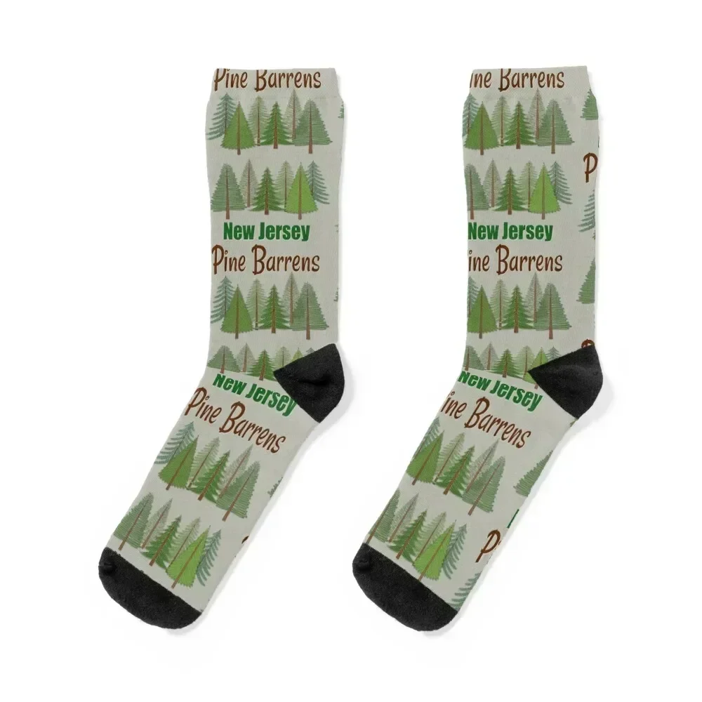 New Jersey Pine Barrens Socks Christmas anti slip football snow Socks Female Men's