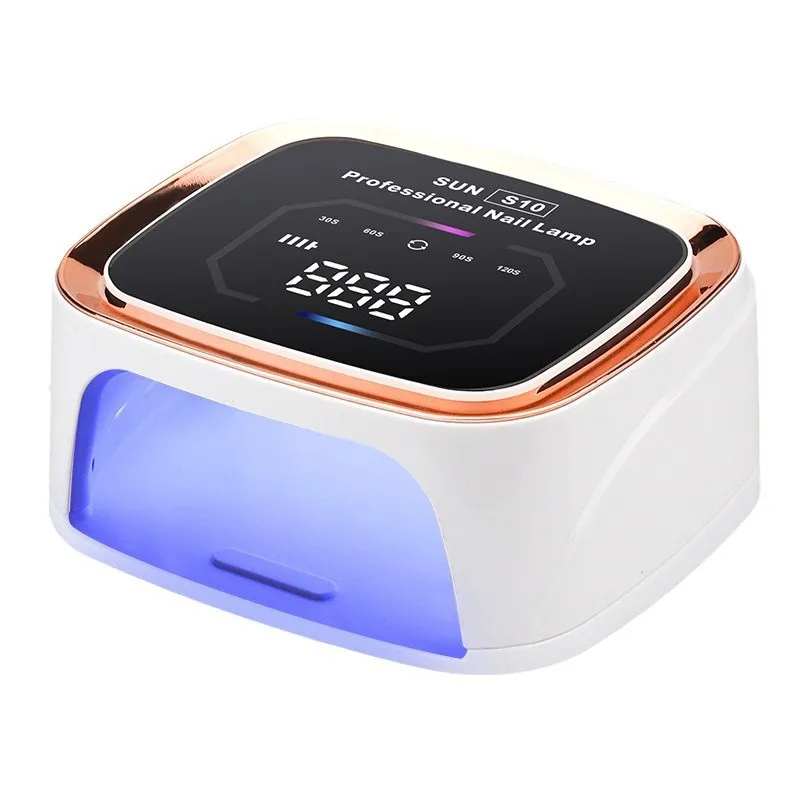 مصباح علاج بالضوء صالون الأظافر تجفيف آلة العلاج بالضوء الأشعة فوق البنفسجية مسمار تحميص مصباح S10 تخزين الطاقة اللاسلكية عالية الطاقة مسمار مصباح #4