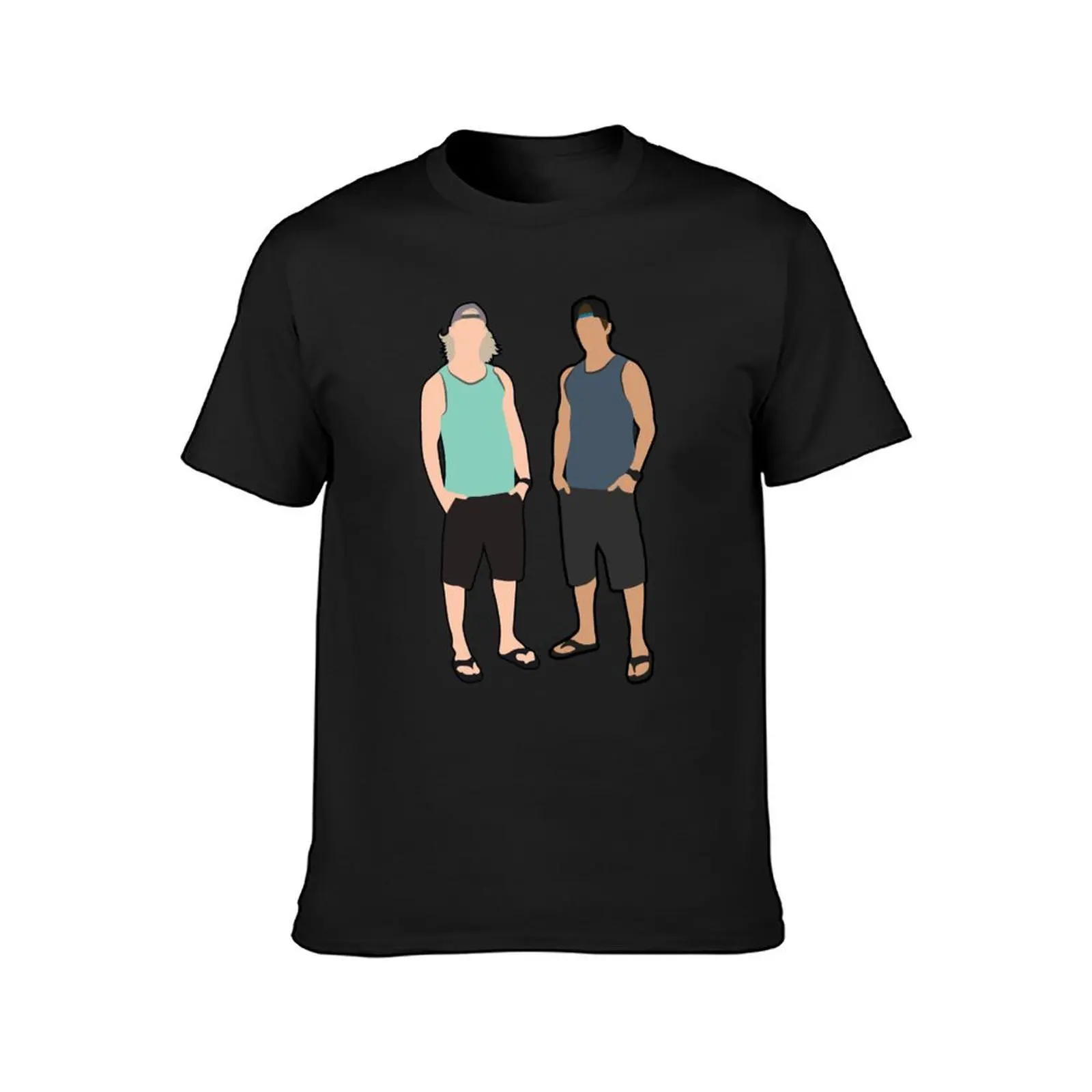 Reilly & Jonesy Letterkenny Cartoon T-Shirt kawaii clothes anime clothes men t shirts