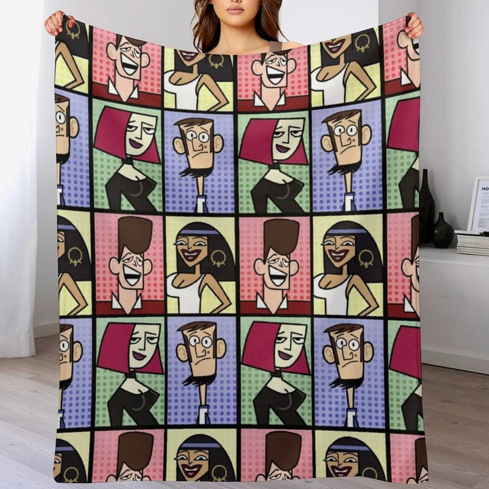 

Clone High Throw Blanket Warm blankets ands For Decorative Sofa Moving Blankets