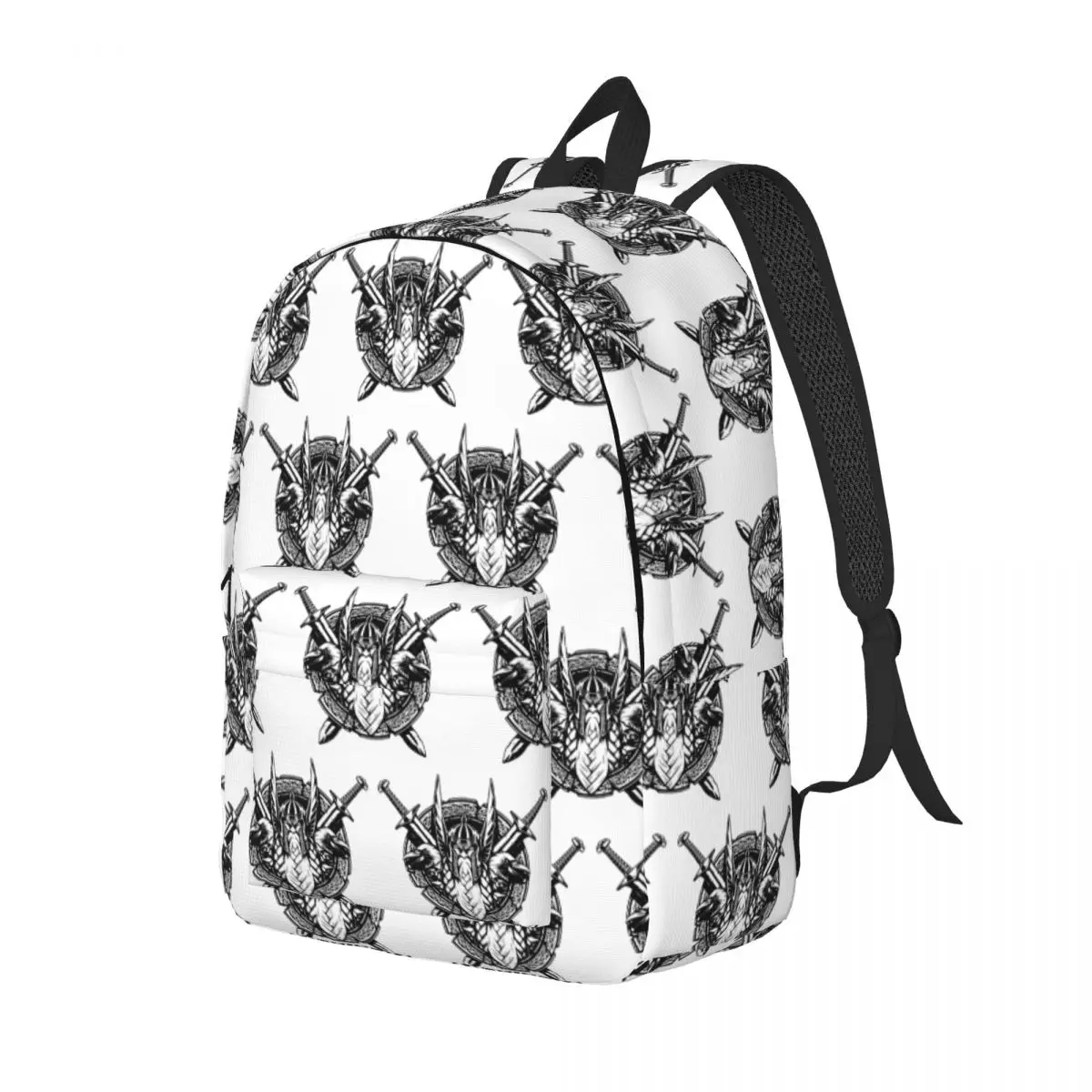 Odin Vikings Viking Legend Student Backpack School Bag Hiking Travel Daypack for Boys Girls Bookbag Shoulder Bags