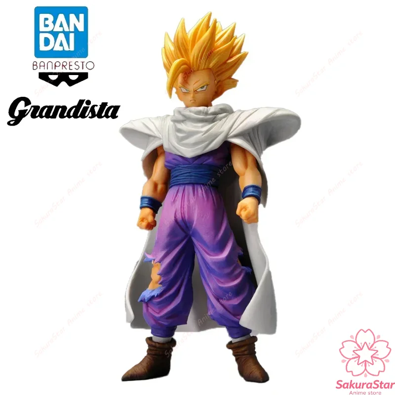 

【In Stock】Banpresto Genuine Dragon Ball Grandista Super Saiyan Son Gohan Anime Action Figure Collectible Model Toy