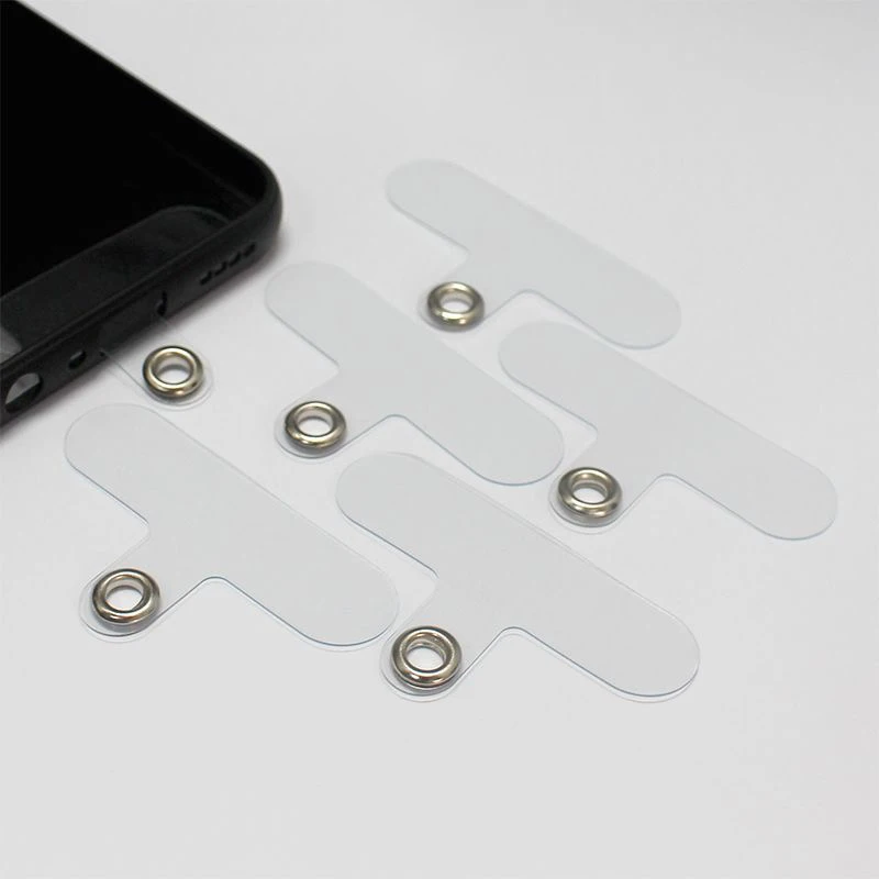 5/10Pcs Universal Tpu Mobile Phone Anti-lost Lanyard Card Gasket Nylon Detachable Phone Hanging Cord Strap Patch Tether Pad