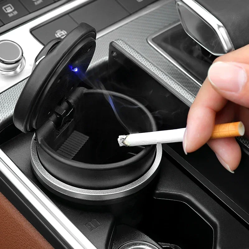 Car Ashtray LED Light Portable Detachable Cigarette Soot Cup For BMW X1 X2 X3 X5 X4 X6 X7 G30 G20 G32 G11 G12 F40 F30 F20 F10