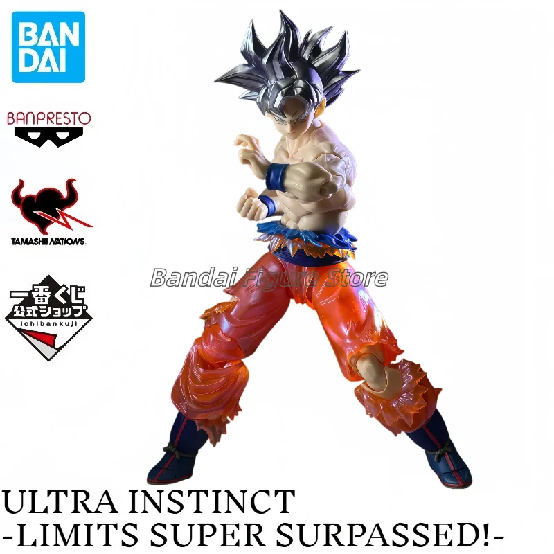 Bandai S.H.Figuarts Dragon Ball SON GOKU ULTRA INSTINCT -LIMITS SUPER SURPASSED Anime Action Figure Model Toy Gift