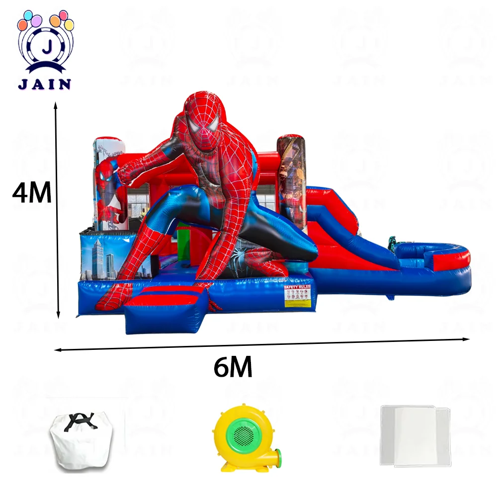 20FT/13ft 3D Cartoon Commercial Grade Inflatable Bounce House with inside Pillar Inflatable Trampolines For Kids Outdoor Indoor - view 6