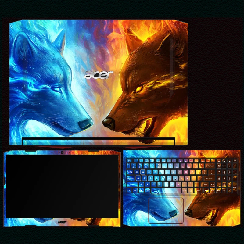 Película Protetora Laptop Adesivo para Acer Nitro An51543 An515-45 An51752 An515-55 An515-56 Decal Skins