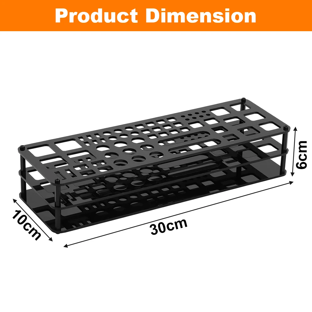 Screwdriver Storage Rack Plastic Organizing Parts Box for DIY Model Making Accessories of Model Workshop Storage Tool Holder