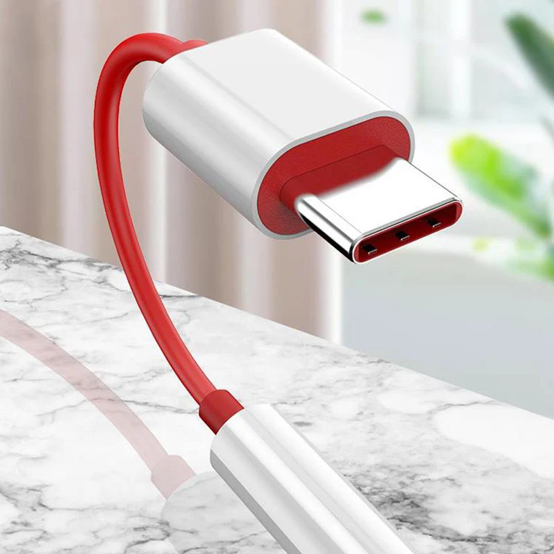 Adaptateur de connecteur de téléphone pour Oneplus, téléphone Android, USB Type C à 3, 5mm, écouteur Jack, câble, répartiteur audio, 1 pièce