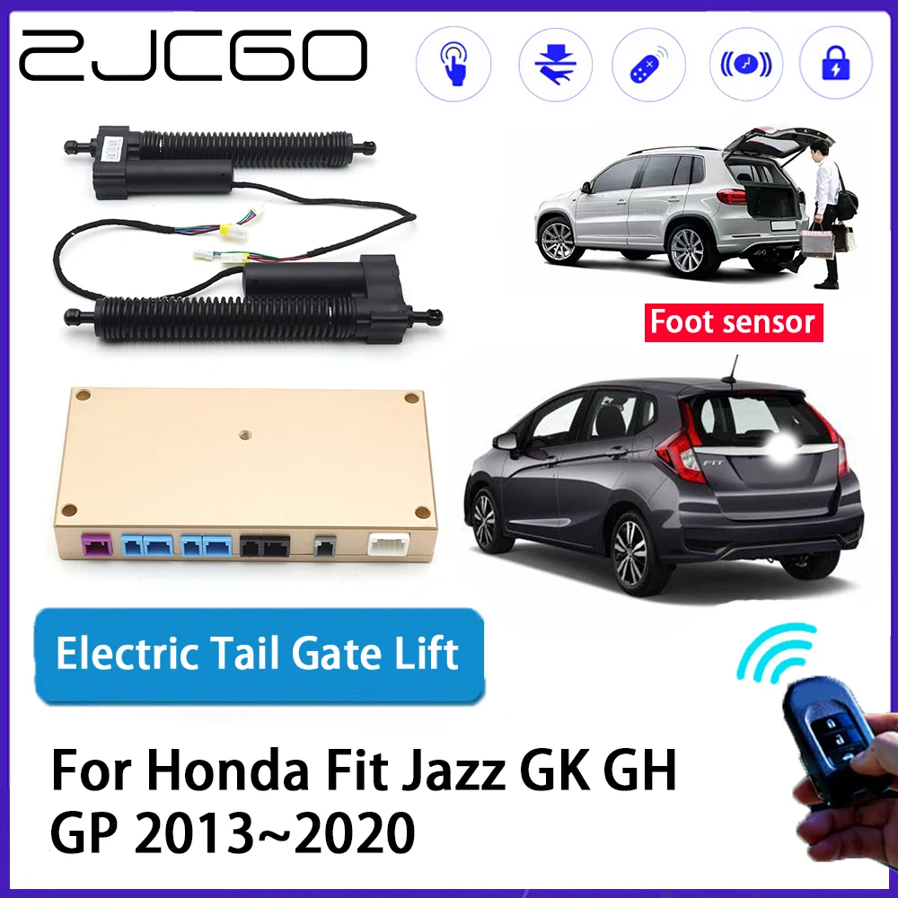 

ZJCGO Car Auto Trunk intelligent Electric Tail Gate Lift Automatic Tailgate Opener for Honda Fit Jazz GK GH GP 2013~2020