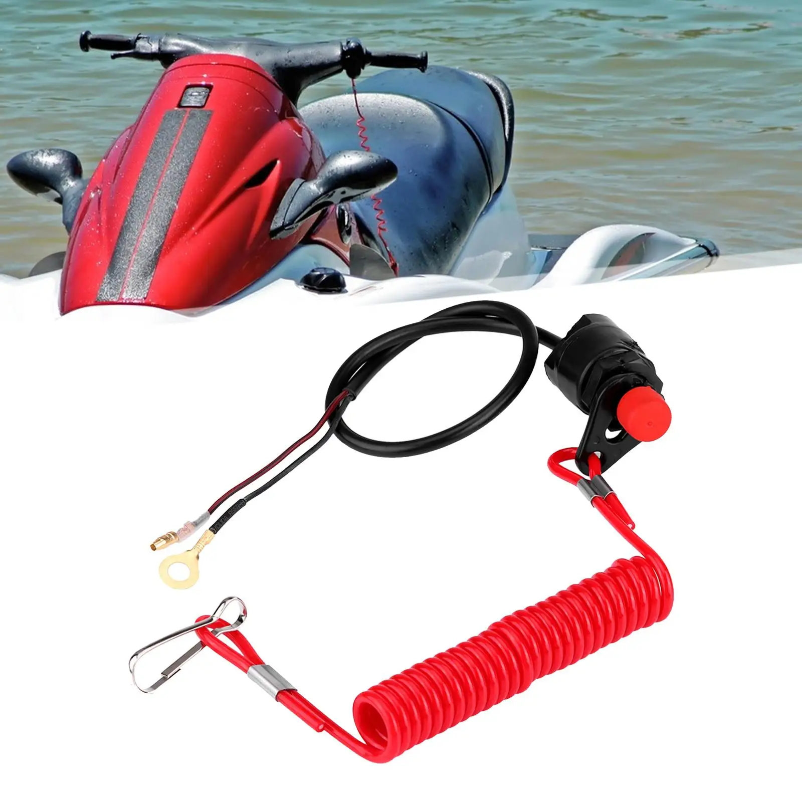 Kill Switch Lanyard Engine Motor Lanyard for Most Board Engine Outboard