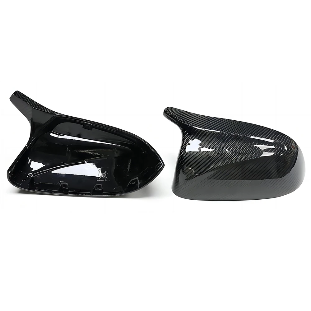 Replacement Rearview Side Mirror Covers Cap For BMW G01 G02 G08 G05 G06 G07 X3 X4 X5 X6 X7 M Style Carbon Fiber Shell