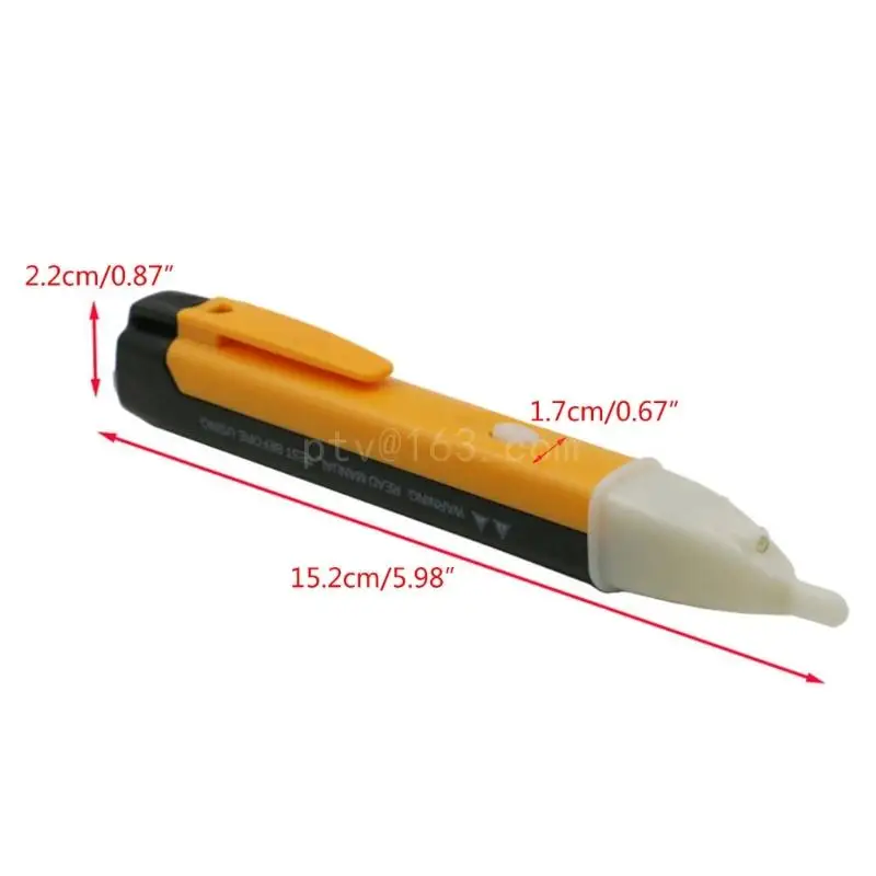 NonContact Tester Tool,LEDFlashlight,Buzzers Alarm,AC90V-1000V Detectors for Live/Nulls Wire Judgments