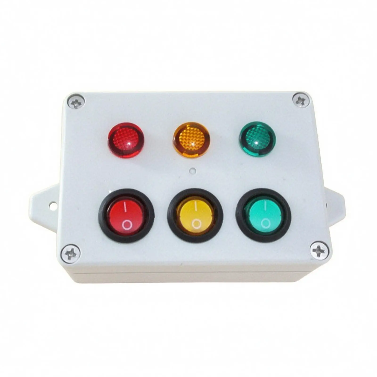 Busy Board Light Wooden Toy for Children Interactive Switch Panel with Red Green Yellow Lights Classroom Learning Aid