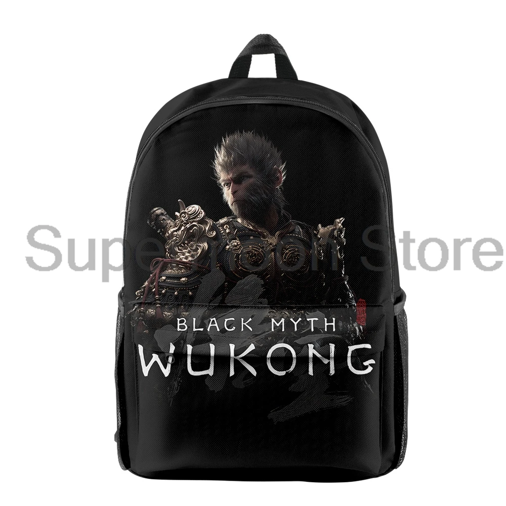 Sac à dos Black Myth Wukong pour hommes et femmes, sac à dos de voyage unisexe, sac à dos Harajuku, sac à dos Merch Game, 2024