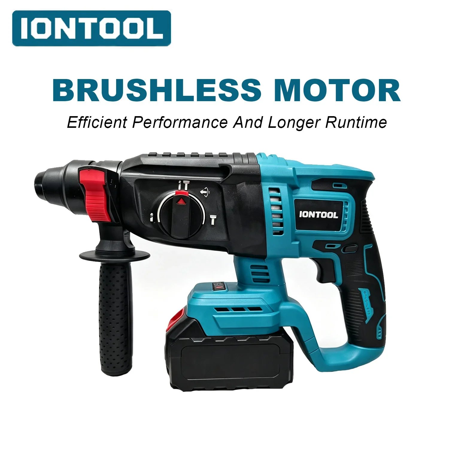 IONTOOL Cordless Rotary Hammer Drill 26mm Brushless for Concrete Boring DIY Improvement Bare Tool Only