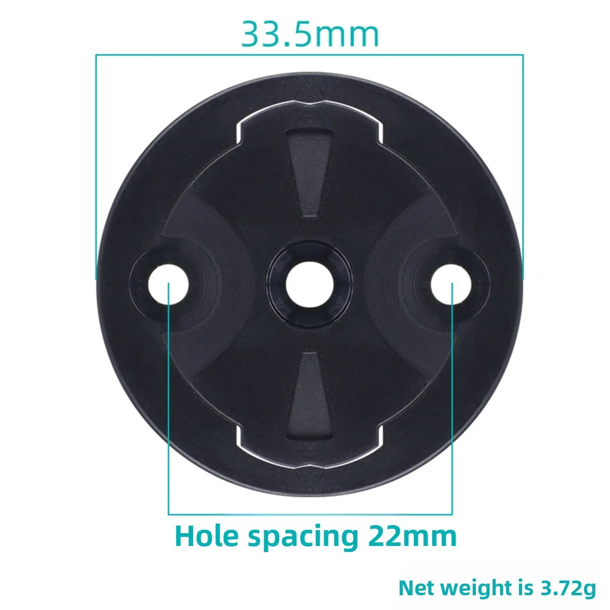 Geeignet für Garmin Rücklicht-Halterung, GoPro Action-Kamera-Adapter, Magicshine Scheinwerfer-Halterung – Detail 7