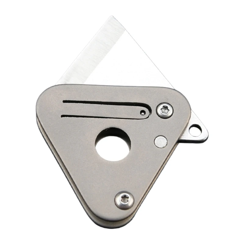 U55D Foldable Versatile Metal Pocket Cutters with Triangular Blade for Multiple Use