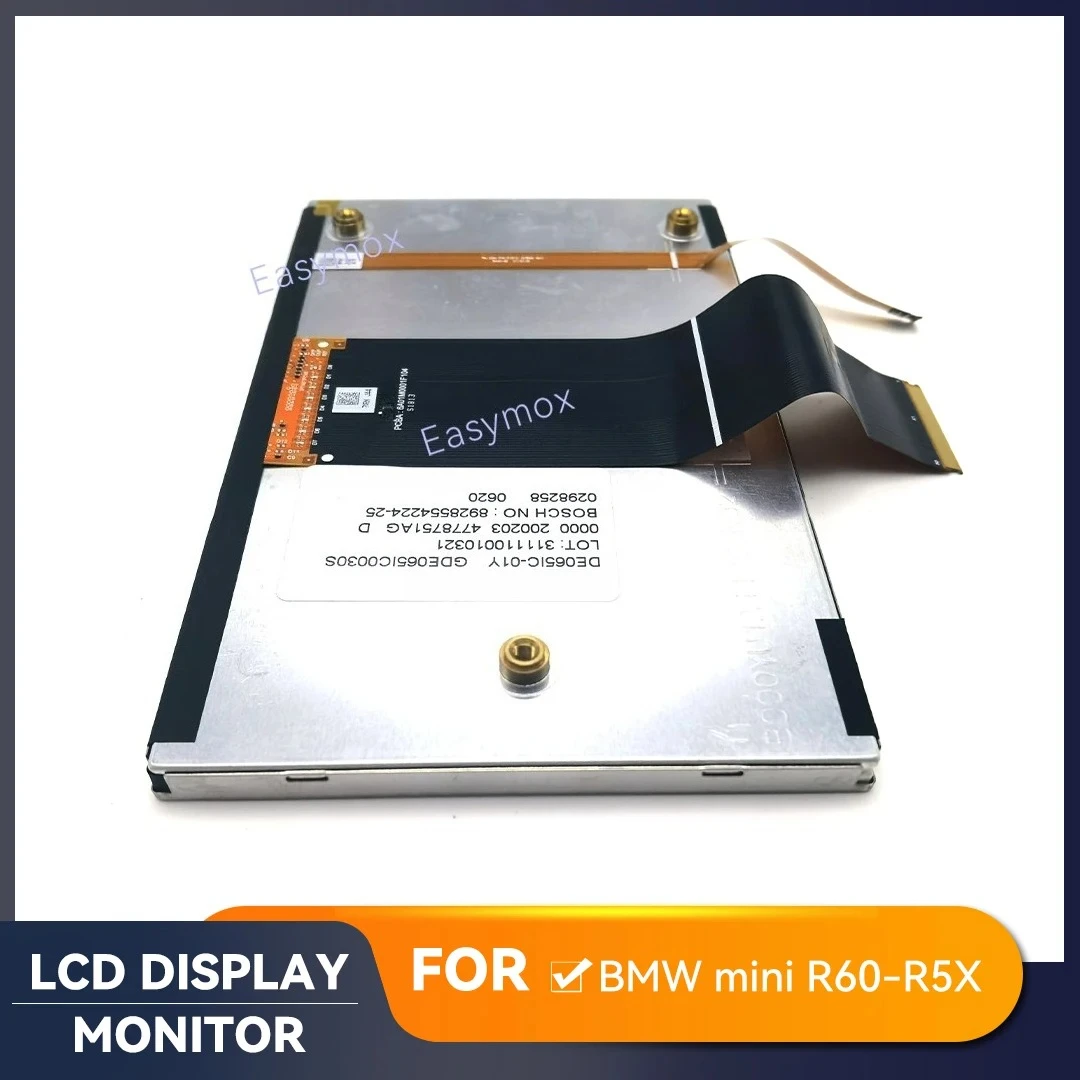 Original 6.5 Inch Car LCD Display DE065IC-01Y for BMW Mini R60-R5X DVD Navigation  Multimedias Inner Screen
