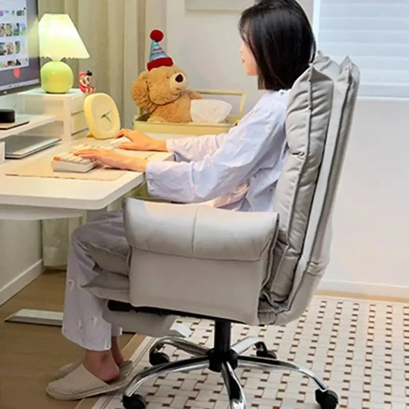 Thron Liege Salon Stuhl Büro Arm Drehbare Playseat Ergonomische Luxus Büro Stuhl Computer Tragbare Taburete Home Möbel