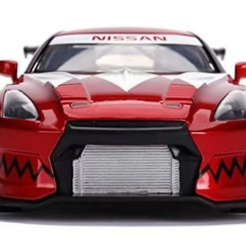 Jada 1/24 "Dinosaur Team" Nissan R35 (with alloy figurine) Alloy car model gift collection display item