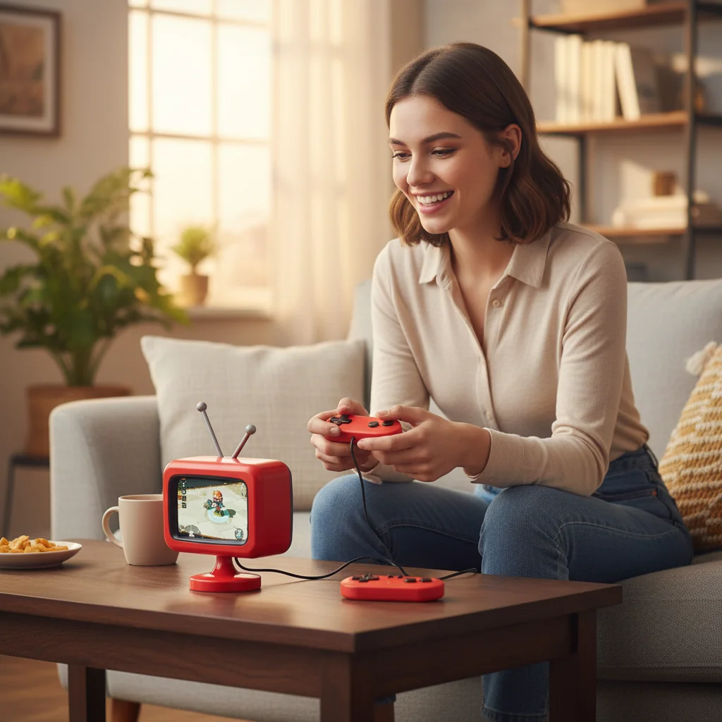 Retro Game Console With 300 Built-in Classic Games 216 Single-Player & 84 Two-Player Games 2.4G Wireless Controllers