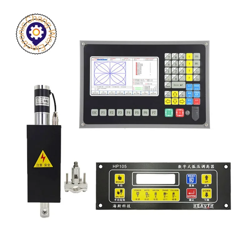 

CNC 2-axis plasma flame control system SF-2100C torch height controller HP105 lifter JYKB-100-DC24V