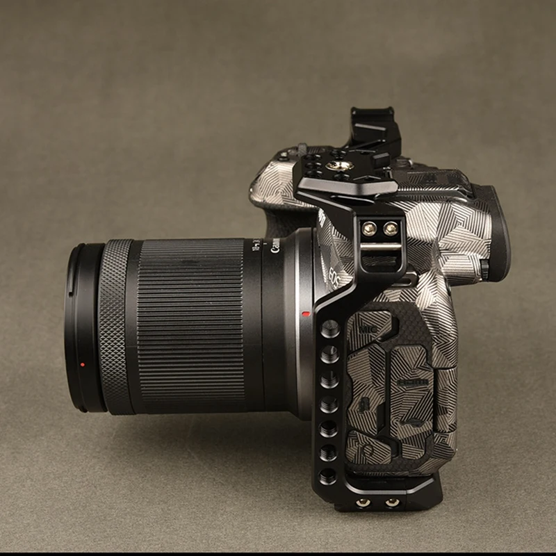 Equipamento de gaiola de câmera completa A53M R7 para Canon EOS R7 DSLR Camera Cold Shoe Mount