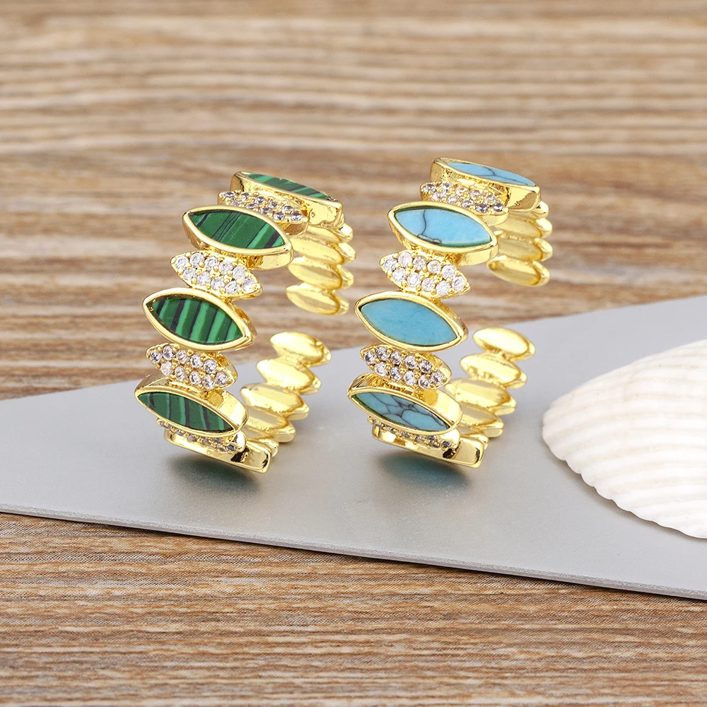Nidin Lucky Turkish Evil Eye Ring For Women Girl Open Crystal Enamel  Finger Adjustable Jewelry Party Fashion Party Wedding Gift