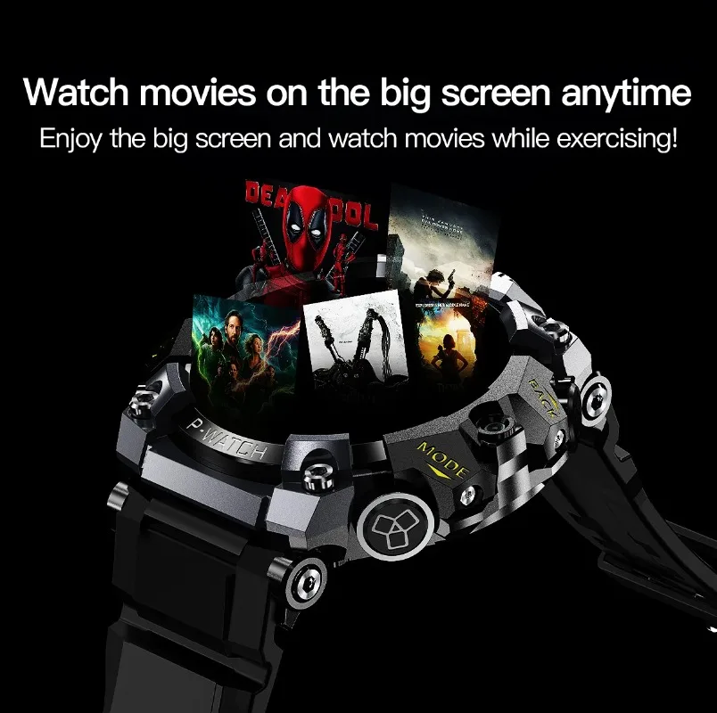 New Q668 4G Full Netcom Smart Watch Support SIM Card Heart Rate Monitor Step Counter Multi-Sport Outdoor Fitness Smartwatch