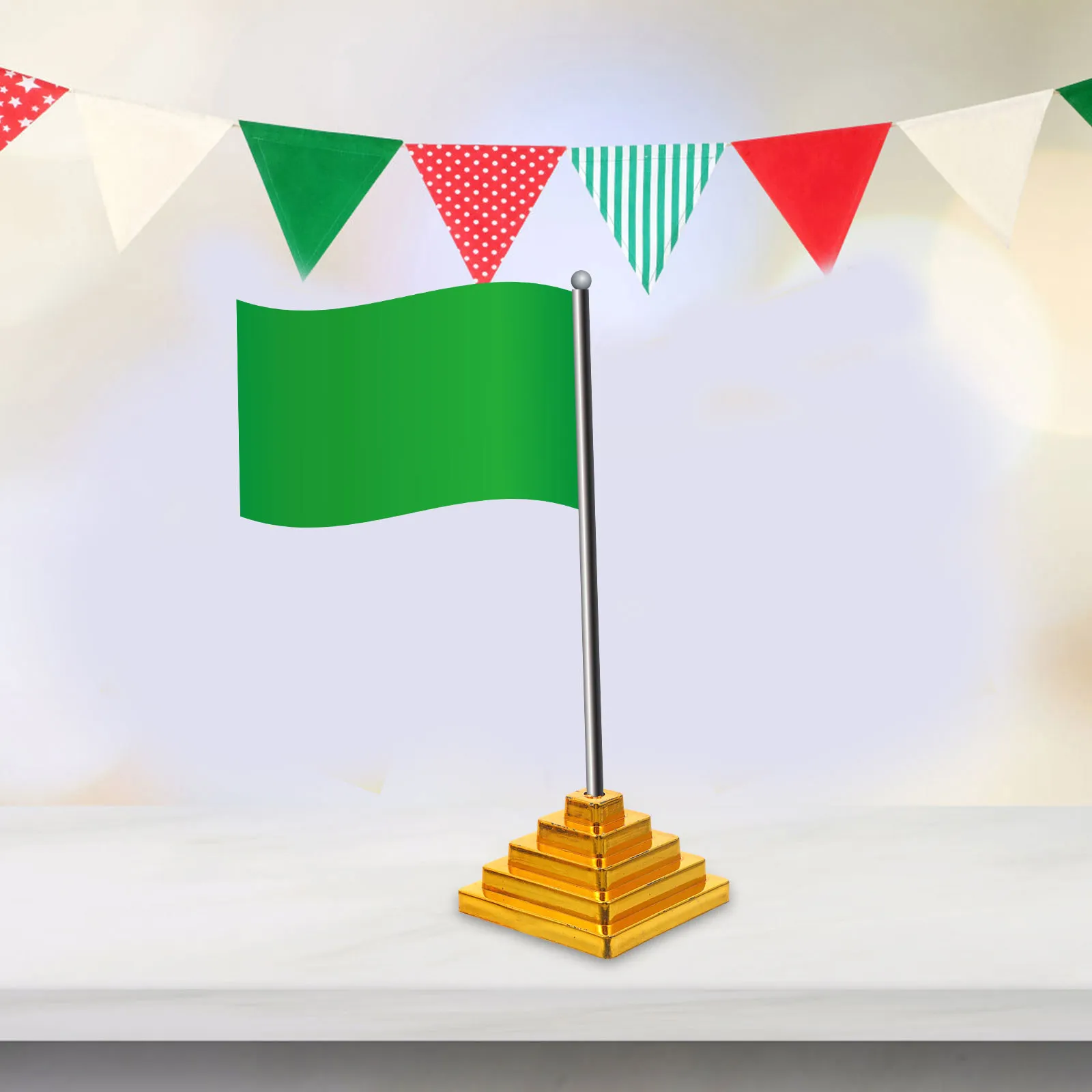 20Pcs Mini Flag Stand Small Flag Holder for Desk Office Home Indoor Outdoor Decoration Conference Room Window Display Gift