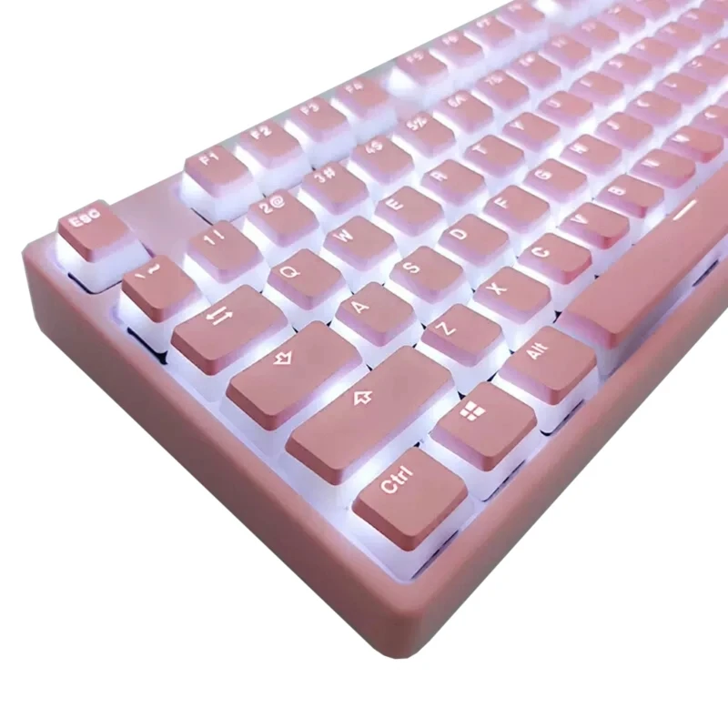 Pbt oem altura pudim keycap 117 teclas para interruptores teclado mecânico envio direto