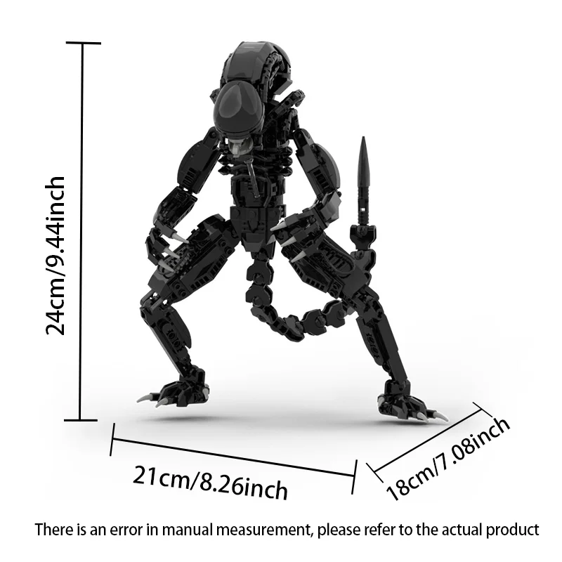 Movie Series Alienes Xenomorph Animation Figures Mech Robot Model Building Blocks Hobbies Ideas collectible Toys for Kid Gift