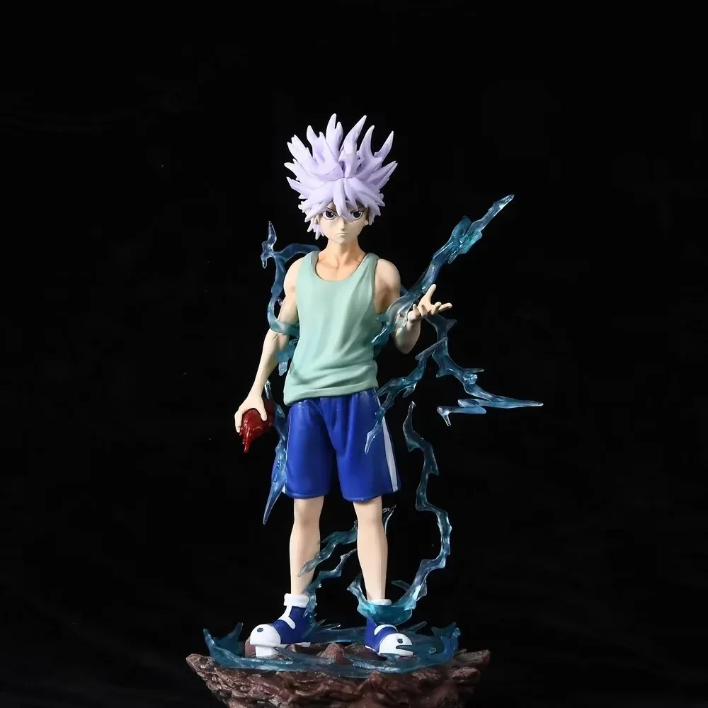 

22cm KILLUA ZAOLDYECK Full-time Hunter HUNTER×HUNTER Action Figure Toys Doll Christmas Gift With Box