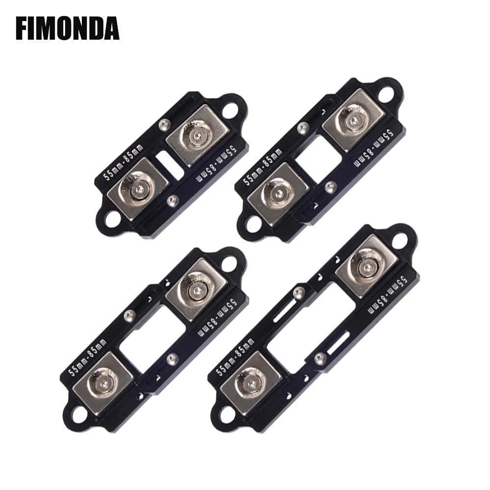 4Pcs Adjustable Magnetic Body Post Mount Car Shell Column 55-85mm for 1/10 RC Crawler TRX4 TRX6 SCX10 90046 D90 86100 MST CFX