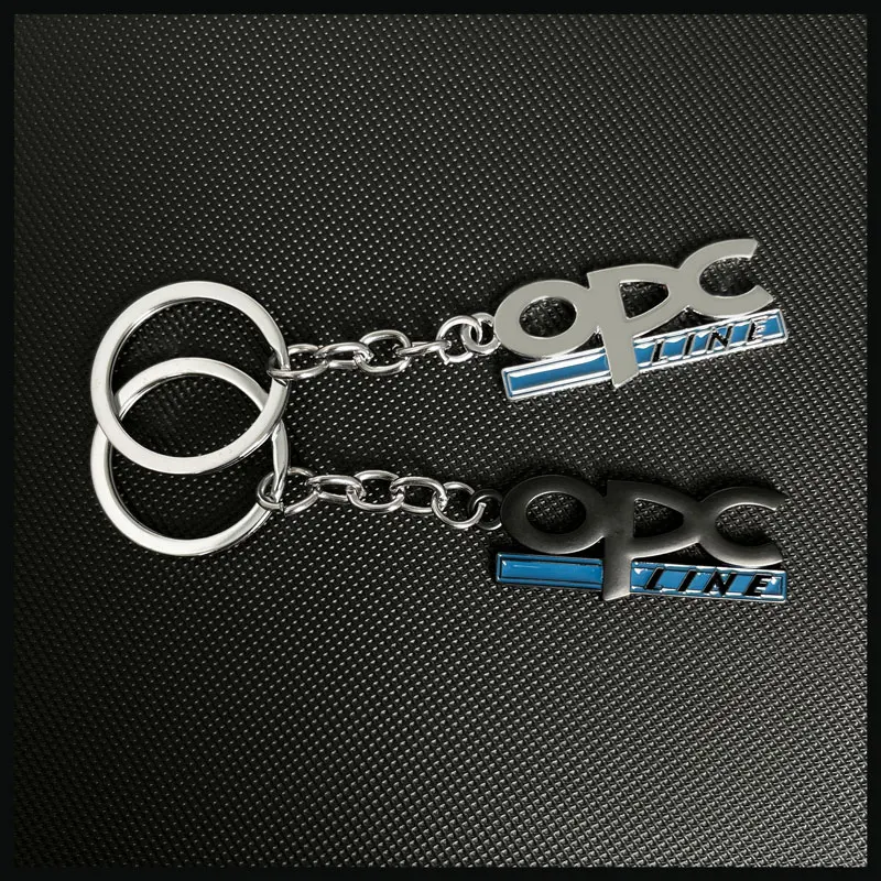 3D Metal Car Styling Fashion Keychain Key Chain Key Ring For OPC Line Astra H G J Corsa B C D Insignia Antara Meriva Zafira