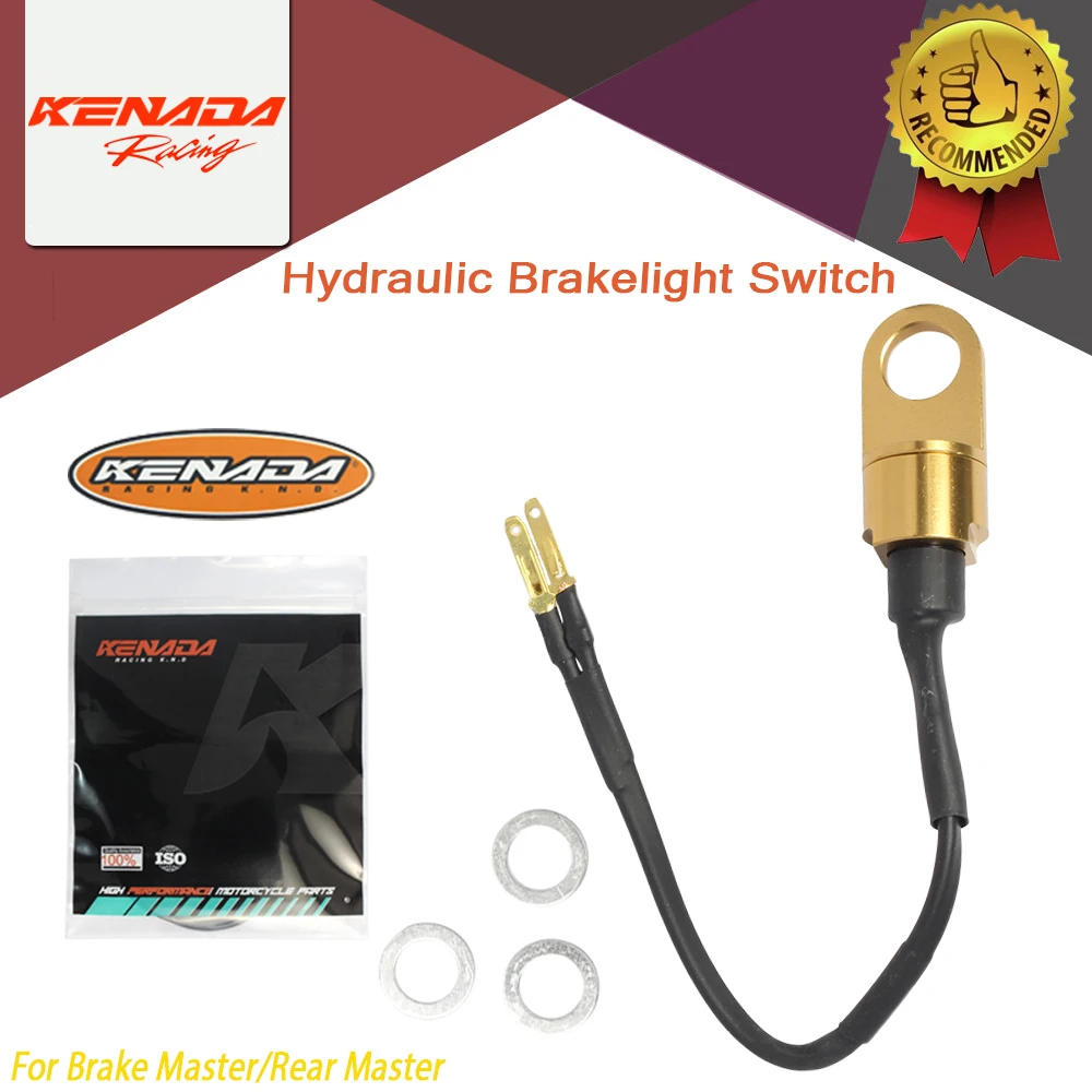 

Motorcycle Hydraulic Brakelight Switch By KENADA, Universal Compatible with All Pump Types