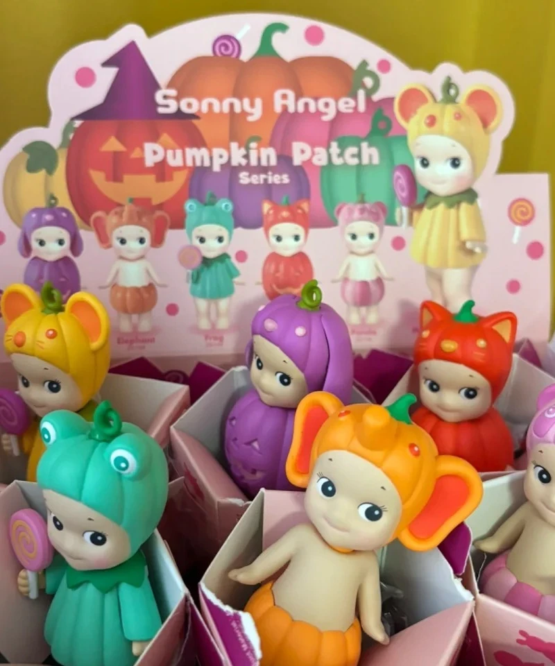 

New Sonny Angel Pumpkin Patch Series Mystery Genuine Blind Box Ornament Doll Toy Mini Figure Desktop Decoration Collection Gifts