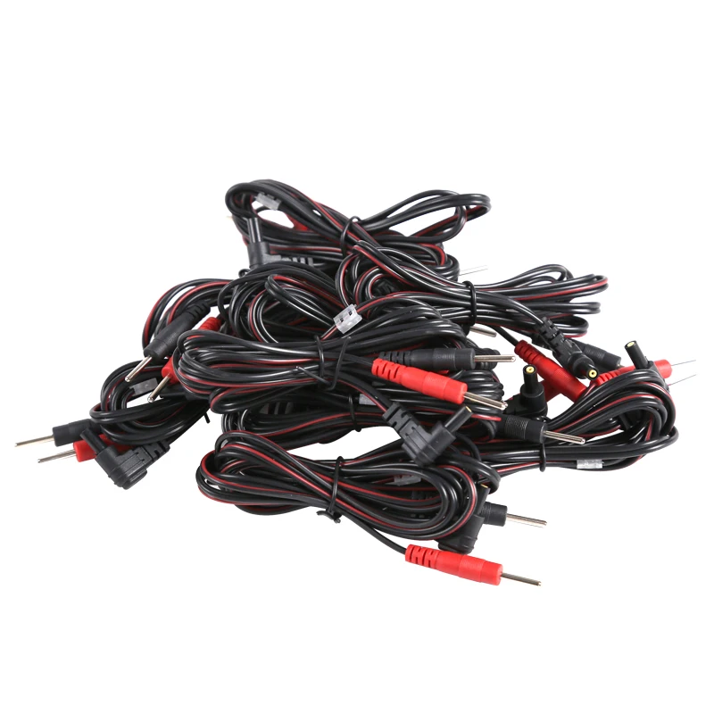 Electrode Lead Wires TENS Conductive Standard Pin for Ems Massage Electrode Pad Standard Pin Digital Tens Machine Health Care