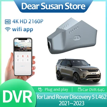 4K Car Video DVR for Land Rover Discovery 5 L462 2021~2023 2022 Driving Recorder Front Dash Camera Night Vision HD Accessories