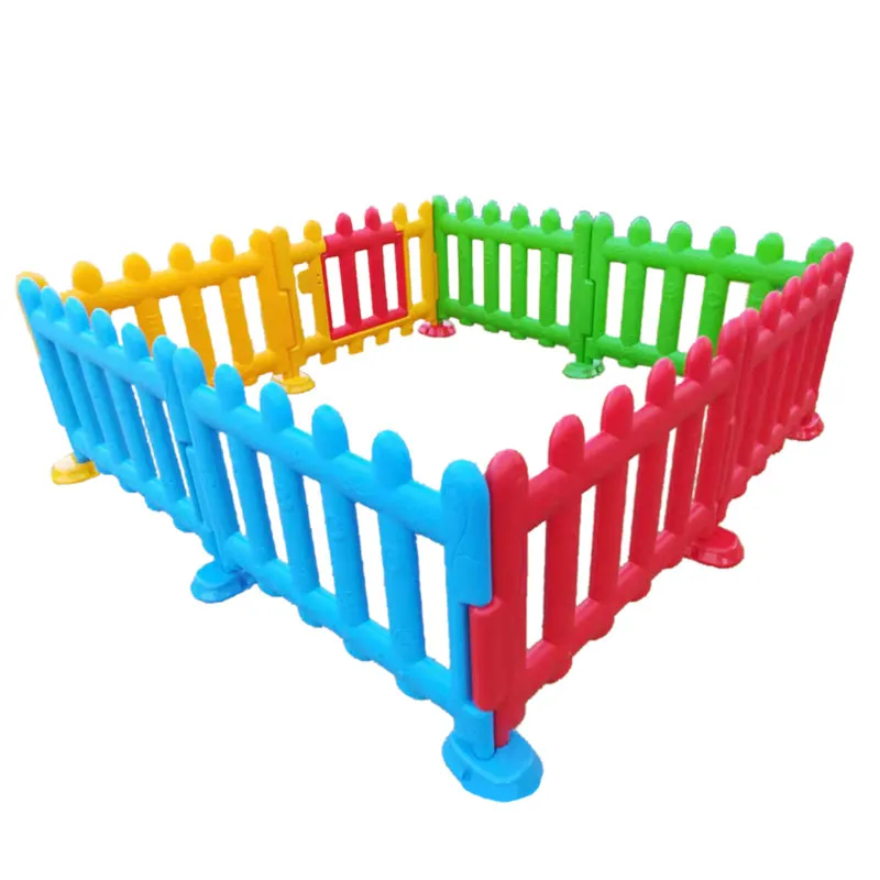 Kindergarten Plastic Fence Outdoor, Removable Children's Game Guardrail, Household Indoor Baby Crawling Pad Guardrail