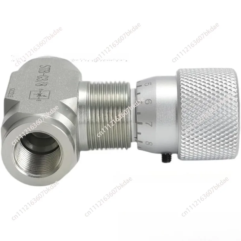 Small excavator hydraulic flow control valve STB-G3/8 spot two-way tubular
